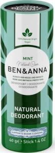Ben&Anna BEN&amp;ANNA_Natural Deodorant naturalny dezodorant na bazie sody w sztyfcie Mint 40g 1