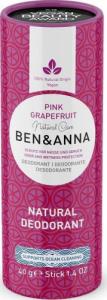 Ben&Anna BEN&amp;ANNA_Natural Deodorant naturalny dezodorant na bazie sody w sztyfcie Pink Grapefruit 40g 1