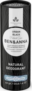 Ben&Anna BEN&amp;ANNA_Natural Deodorant naturalny dezodorant na bazie sody w sztyfcie Urban Black 40g 1