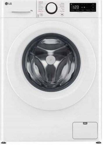 Pralka LG LG | Washing machine | F2WR508SWW | Energy efficiency class A-10% | Front loading | Washing capacity 8 kg | 1200 RPM | Depth 47.5 cm | Width 60 cm | Display | LED | Steam function | Direct drive | White