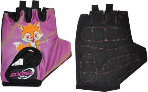 Axer Bike Rękawiczki rowerowe dziecięce Cycle Gloves For Children fioletowe r. XXS
