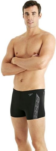 Speedo Kąpielówki męskie Monogram Aquashort AM Endurance+ Czarno-grafitowy r. M (8-087428815)