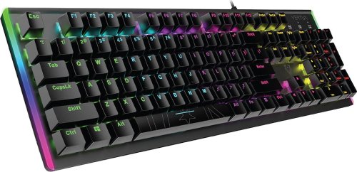 Klawiatura Vertux Vertux Klawiatura Mechaniczna anti-ghosting MECH COMANDO QWERTY RGB