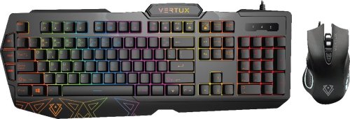 Klawiatura Vertux Vertux 26 anti-ghosting Zestaw Gamingowy Mysz Klawiatura VENDETTA 3200 DPI RGB LED