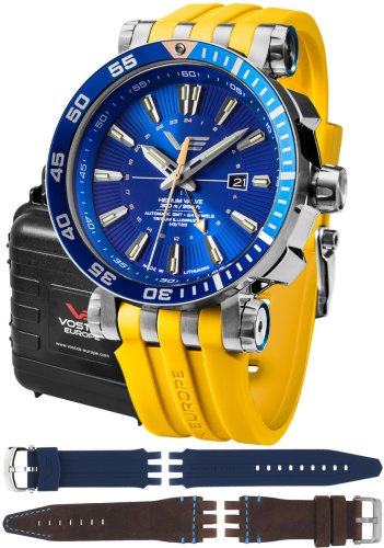 Zegarek Vostok Europe Zegarek męski Vostok Europe NH34-575A716SY żółty