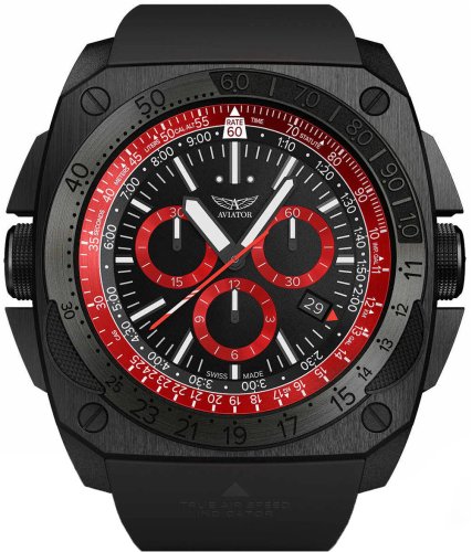 Zegarek Aviator Zegarek męski Aviator M.2.30.5.215.6.BMIG-29 czarny