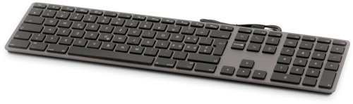 Klawiatura LMP USB numeric Keyboard KB-1243, 110 keys, 2x USB, aluminum, Icelandic layout, macOS, space grey