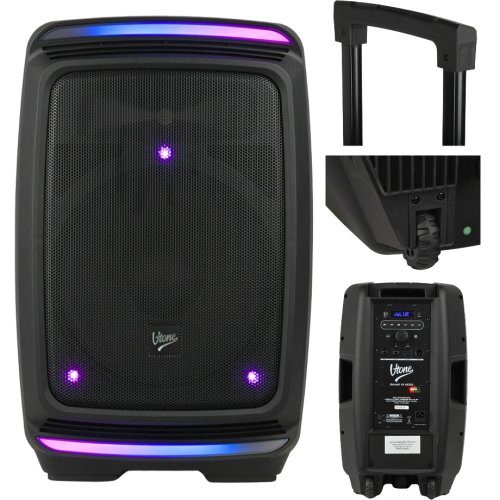 Kolumna V-Tone V-TONE OrionX 14 ACCU kolumna aktywna akumulatorowa czarna Bluetooth TWS USB AUX FM DSP