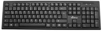 Klawiatura MediaRange Wireless QWERTY GR Czarny