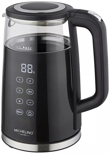 Czajnik Catler Szklany czajnik z cyfrowym sterowaniem 1.7 l, szkło/czarny 74357