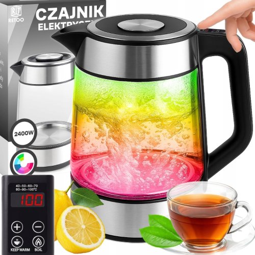 Czajnik Retoo OR1299 2200 W 1,7 l bezbarwny