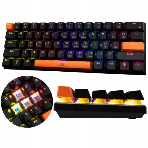 Klawiatura Baracuda Baracuda BGK-03121 Dolphin Black US blue switch
