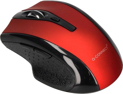 Mysz Q-Connect Czerwona