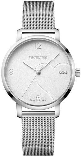 Zegarek Wenger Zegarek damski Wenger 01.1731.108 srebrny