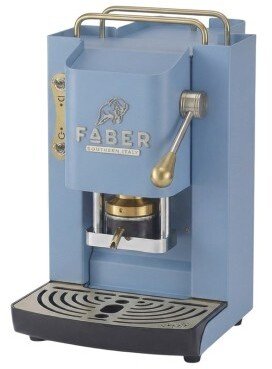 Ekspres na kapsułki Faber Italia Faber Pro Deluxe Turquoise Niebieski Mosiądz