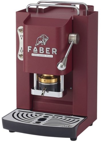 Ekspres na kapsułki Faber Italia Faber Pro Deluxe Cherry Red Chrom