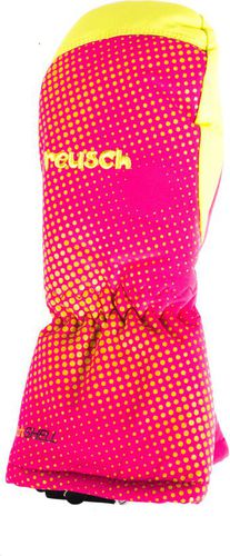 REUSCH Rękawice dziecięce Maxi R-Tex XT Mitten Reusch Fuchsia Purple/Lime Green roz. 2 (45 85 515 328)