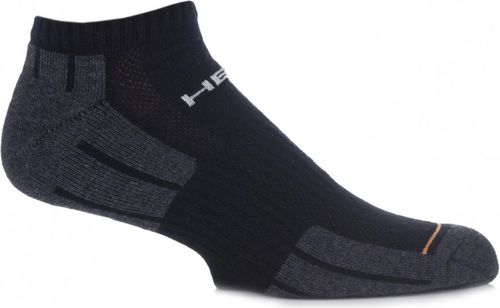 Head Skarpety sportowe stopki Performance Sneaker 2-Pack czarno-szare r. 35-38 (741017001200)