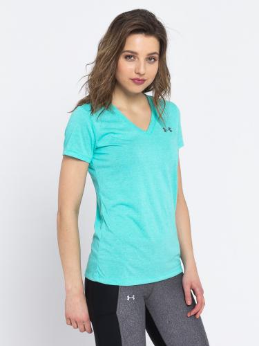 Under Armour Koszulka damska Threadborne Train Twist V-Neck zielona r. XS (12896519)