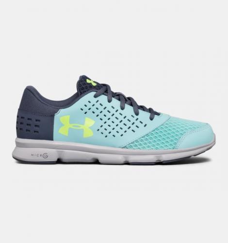 Under Armour Obuwie damskie GGS Micro G Rave RN turkusowo granatowe r. 40 (1285435-942)