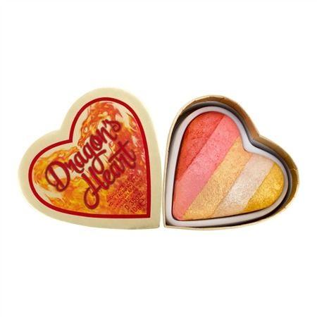 Makeup Revolution I Heart Makeup Blushing Hearts Rozświetlacz do twarzy Dragon's Heart 10g