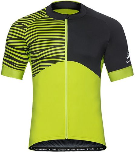 Odlo Koszulka rowerowa Stand-up collar s/s full zip Umbrail Ceramicool r. M (411452)