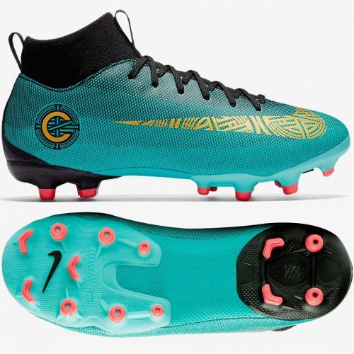 Nike Buty piłkarskie JR Mercurial Superfly 6 Academy GS CR7 MG zielone r. 38.5 (AJ3111-390)