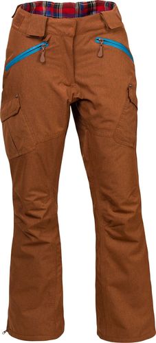 Woox Damskie Spodnie Narciarskie | Brązowe Braccis Lanula Ginger Chica - 38 - 38 - 8595564771647