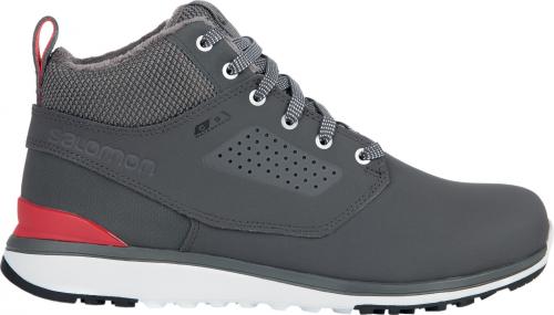 Salomon Buty zimowe męskie Utility Freeze CS WP Magnet/Quiet Shade/High Risk Red r. 46 2/3 (404694)