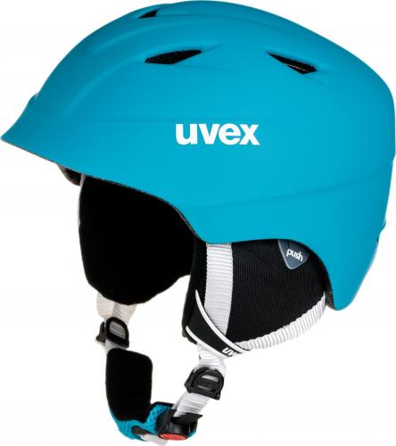UVEX kask narciarski dziecięcy Airwing 2 pro liteblue-white mat r. 52-54 cm (5661324503)
