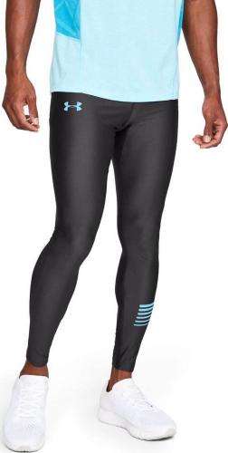 Under Armour Legginsy męskie Heatgear Run Graphic Tight grafitowe r. M (1317491-019)