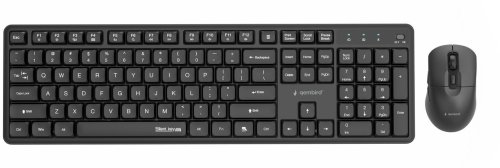 Klawiatura + mysz Gembird Silent Key Pro Business