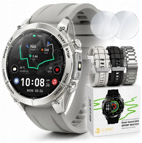 Smartwatch JG Smart D43B Srebrny