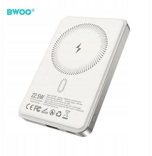 Powerbank BWOO P82 BO 10000 mAh Jasnoszary