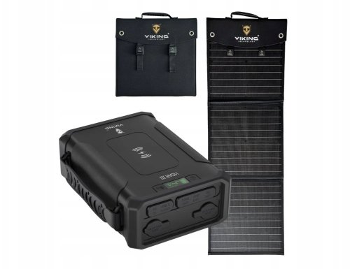 Powerbank Viking Set powerbanka VIDAR III a panel słoneczny L60 PD