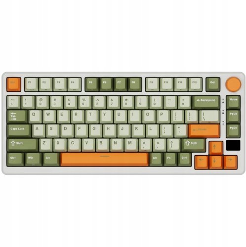 Klawiatura Royal Kludge RK-M75 Slate Cyan Gaming Keyboard Cream switch