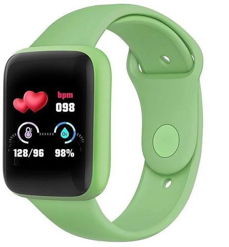 Smartwatch iWear Opaska fitness M7 Smart & Fit Watch with Full Touch 1.3'' IPS Media control / HR / Blood pressure / Social Green