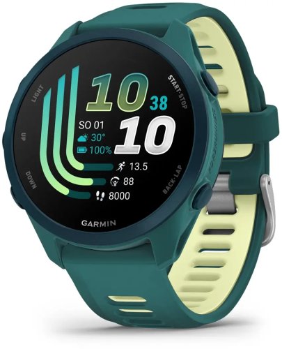 Zegarek sportowy Garmin Forerunner 170 Music Zielony