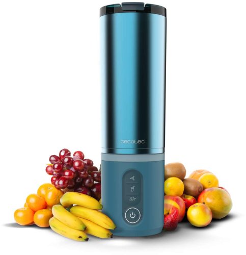 Blender Cecotec Power Titanium Shake2Go Lagoon Steel Blender Personalny