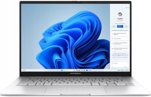 Asus ZenBook 14 OLED UX3405CA-SU1500W / 14" / Ultra 9 285H / 16GB / 512GB / W11H Srebrny