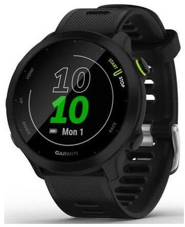 Zegarek sportowy Garmin Forerunner 55 2,64 cm (1.04") MIP 42 mm Cyfrowy 208 x 208 px Czarny GPS