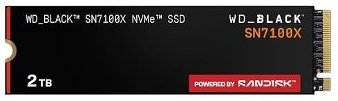 SanDisk WD_BLACK SN7100X - SSD - 2 TB - wewnętrzny - M.2 2280 - PCI Express 5.0 x4 (NVME)