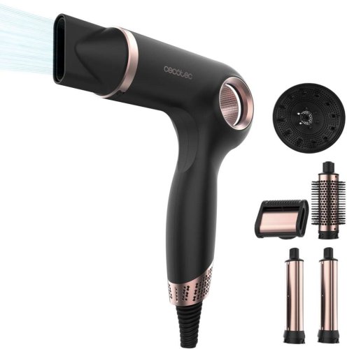 Suszarka Cecotec DryGlam Waves 6in1 Sensor Black Suszarka do włosów