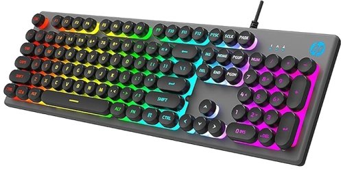 Klawiatura HP K500Y USB Membrane Gaming Keyboard RGB / ENG (6948391224039)