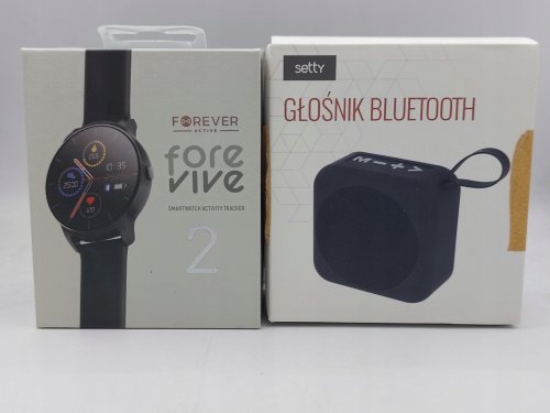 Smartwatch GepardWatches Forever smartwatch ForeVive 2 SB-330 czarny z głośnikiem bluetooth 3W