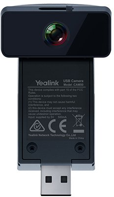 Kamera internetowa Yealink CAM50 2 MP Czarny 1280 x 720 px 30 fps