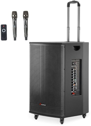 Kolumna AudioPort Aktywna mobilna V15 500W z mikrofonami one size