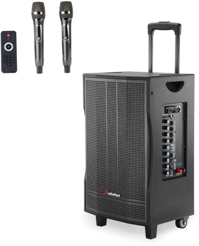 Kolumna AudioPort Aktywna mobilna V12 350W z mikrofonami one size