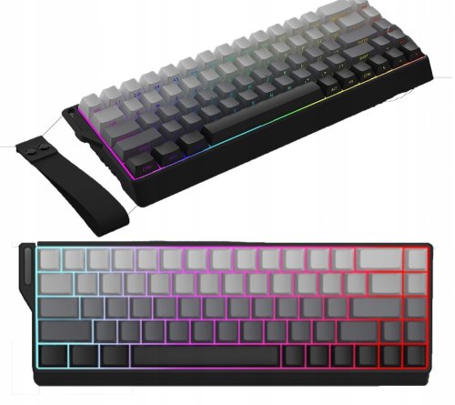 Klawiatura Ajazz Mechaniczna Dla Graczy RGB 60% Trigger K68 Tri Mode Gradient