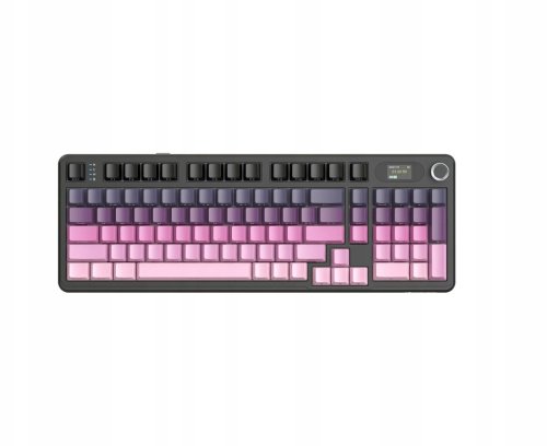 Klawiatura Attack Shark Mechaniczna X98Pro Hot Swap 2.4Ghz RGB Berry ekran